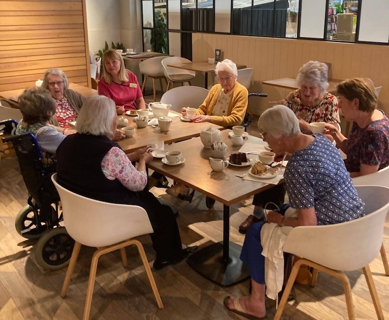 residents on a trip into the local community