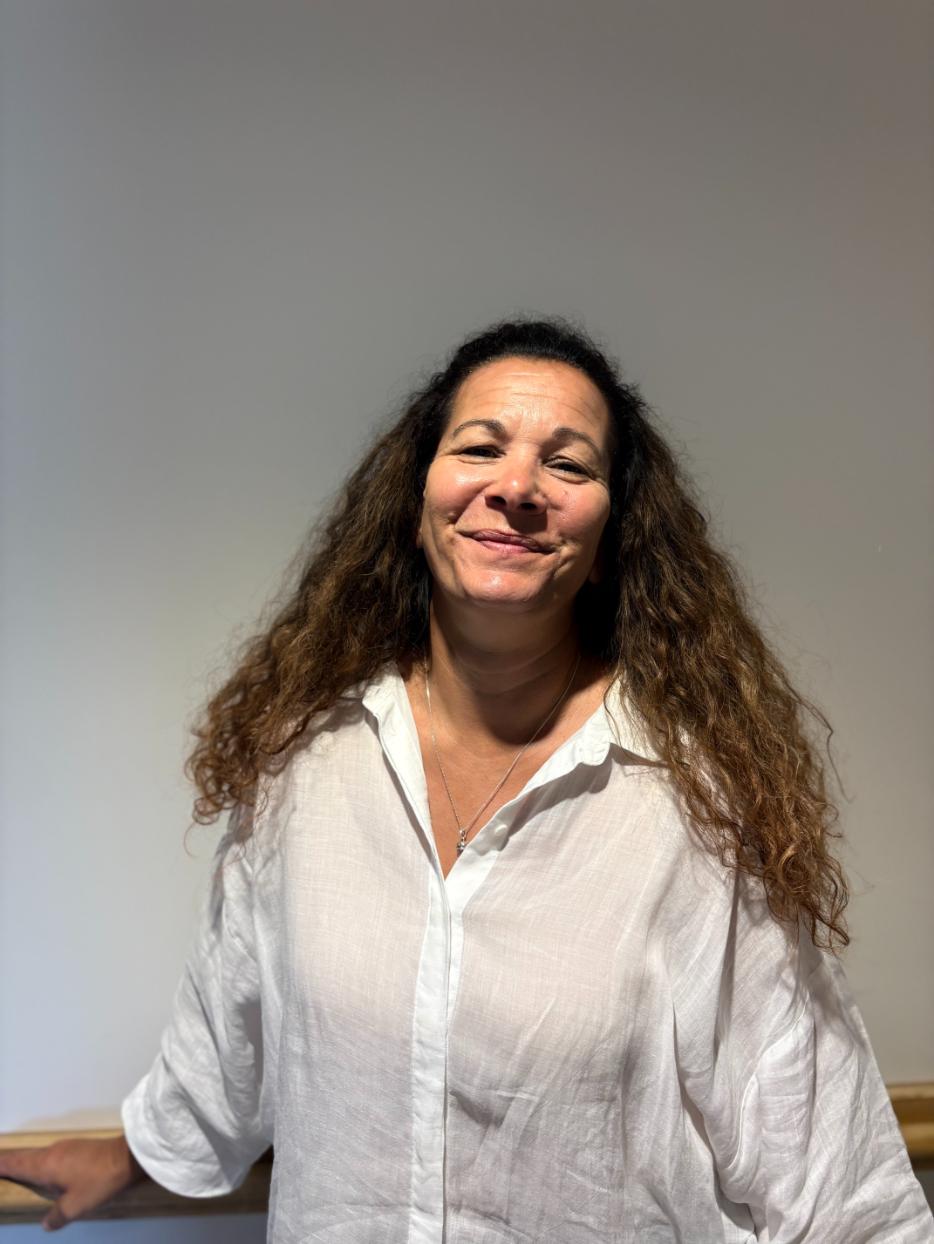woman posing for staff photo